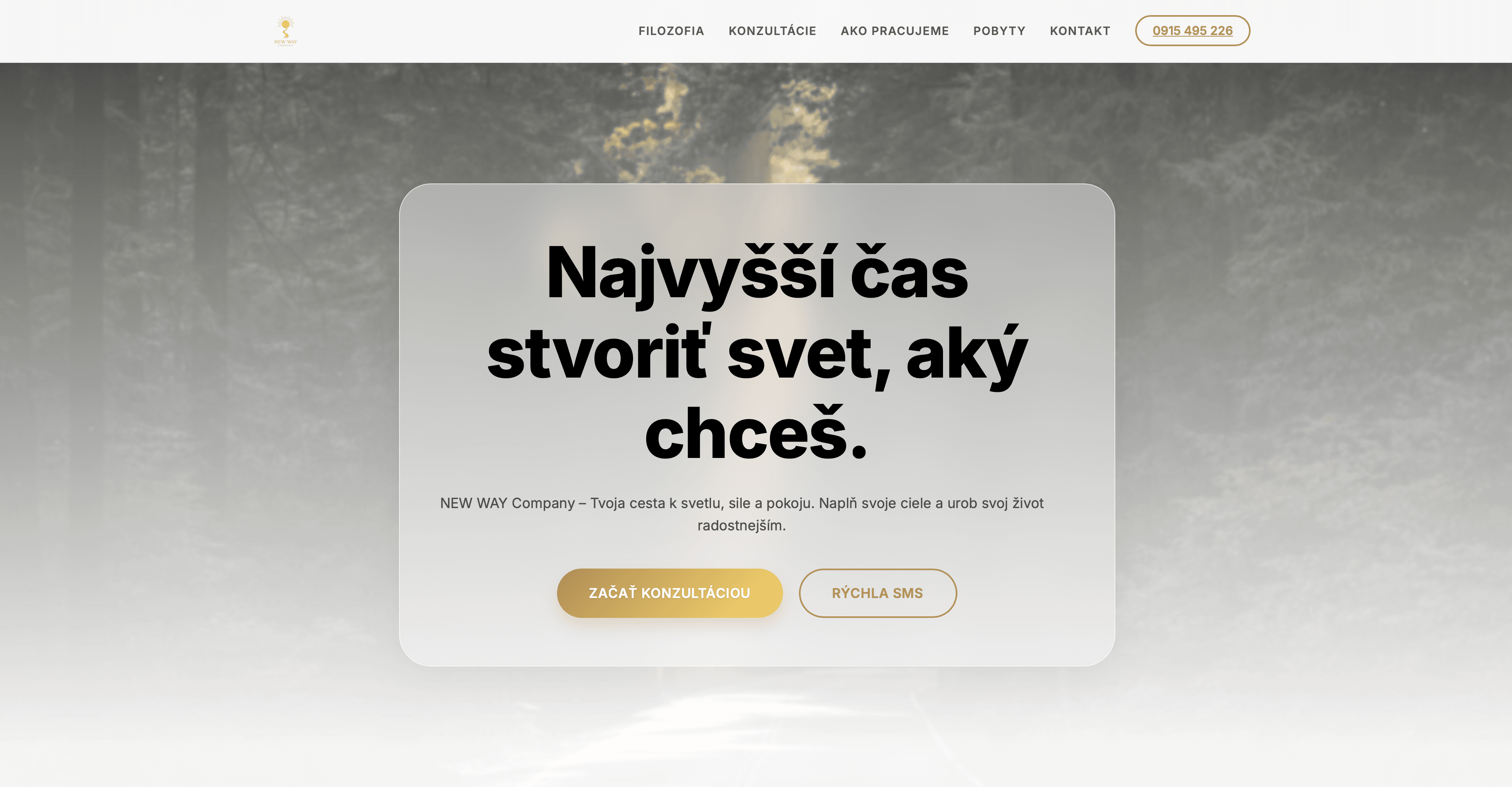 Ukážka prác: New Way Company - Sebarozvoj & Ľudský prístup